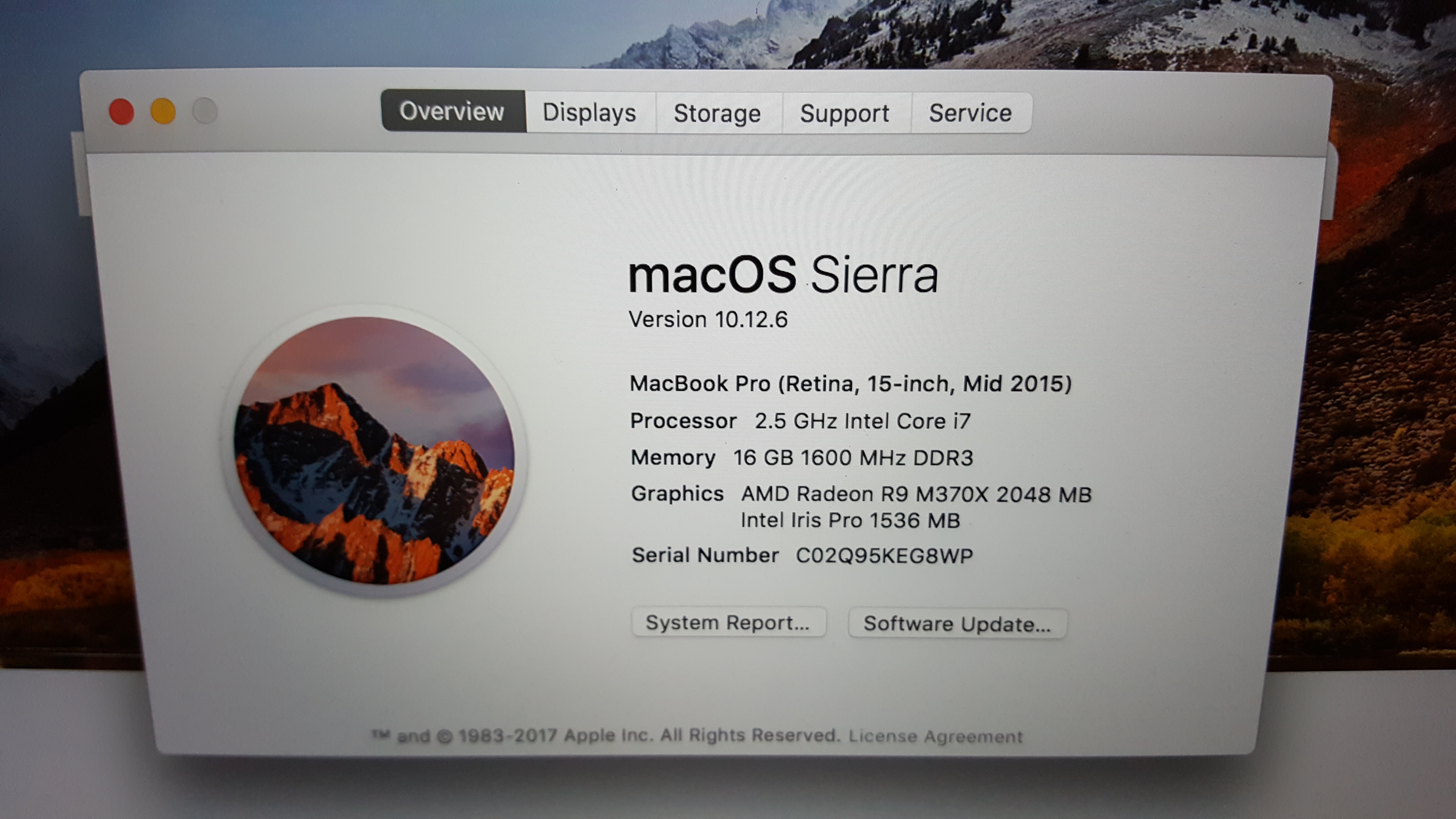 is sierra osx good for a mac book mid 2012